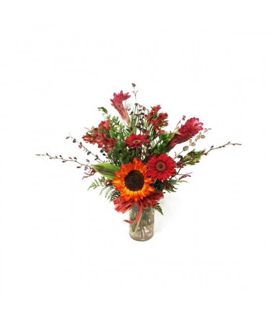 The red scarlet arrangement of Flowers from WFN